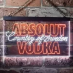 Absolut Vodka Neon Sign Logo 1