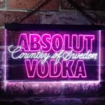 Absolut Vodka Neon Sign Logo 1
