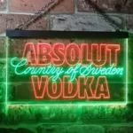 Absolut Vodka Neon Sign Logo 1