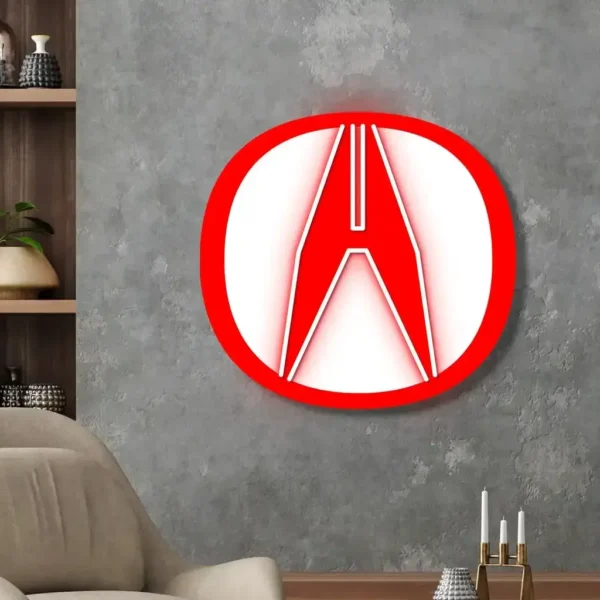 Acura Neon Sign Logo 2