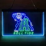 Alabama Crimson Tide Neon Sign 3 Color 1