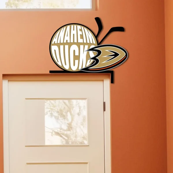 Anaheim Ducks Metal Sign Logo 1
