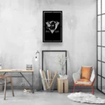 Anaheim Ducks Metal Sign Penguin Puck Mark 1