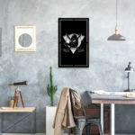 Anaheim Ducks Metal Sign Penguin Puck Mark 1