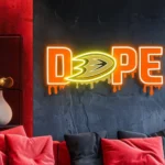 Anaheim Ducks Neon Sign Dripping Dope 1