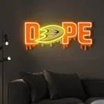Anaheim Ducks Neon Sign Dripping Dope 1