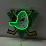 Anaheim Ducks Neon Sign Duck Foot Crest 1