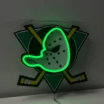 Anaheim Ducks Neon Sign Duck Foot Crest 1