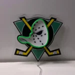 Anaheim Ducks Neon Sign Duck Foot Crest 1