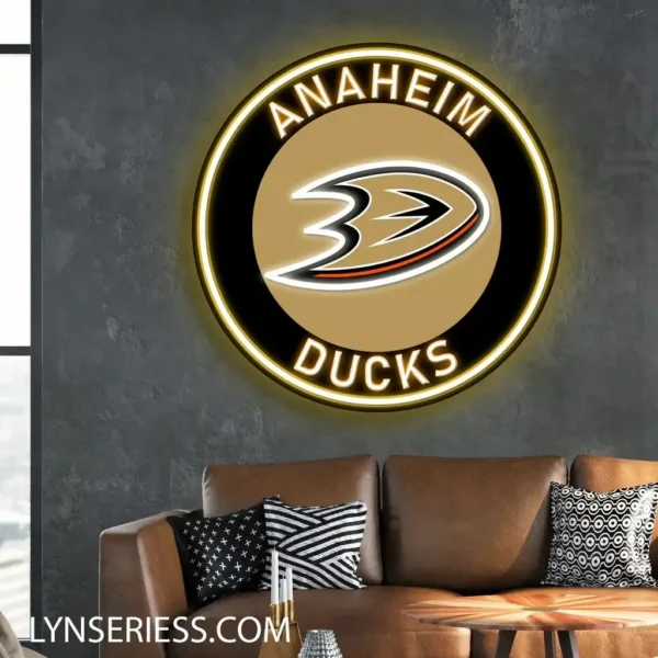 Anaheim Ducks Neon Sign Nhl 2