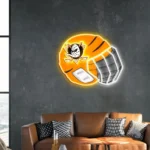Anaheim Ducks Neon Sign Nhl Hockey Helmet Acrylic Led 1