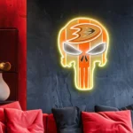 Anaheim Ducks Neon Sign The Punisher 1