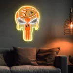 Anaheim Ducks Neon Sign The Punisher 1