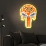 Anaheim Ducks Neon Sign The Punisher 1