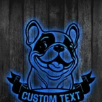 Animals Pets Metal Sign Artistic French Bulldog 1
