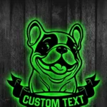 Animals Pets Metal Sign Artistic French Bulldog 1