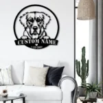 Animals Pets Metal Sign Artistic Labrador Retriever 1