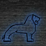 Animals Pets Metal Sign Bussing Logo Car 1