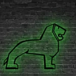 Animals Pets Metal Sign Bussing Logo Car 1