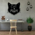 Animals Pets Metal Sign Cat And Mom 1