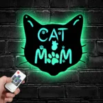 Animals Pets Metal Sign Cat And Mom 1