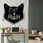 Animals Pets Metal Sign Cat And Mom 1