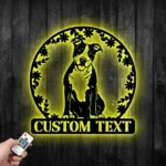 Animals Pets Metal Sign Custom American Staffordshire Terrier Dog 1