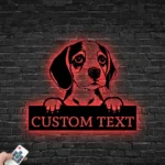 Animals Pets Metal Sign Custom Beagle Dog 1