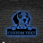 Animals Pets Metal Sign Custom Beagle Dog 1