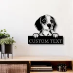 Animals Pets Metal Sign Custom Beagle Dog 1