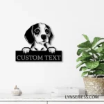 Animals Pets Metal Sign Custom Beagle Dog 1