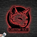 Animals Pets Metal Sign Custom Cat 1