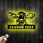 Animals Pets Metal Sign Custom Cow Farm 1