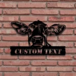 Animals Pets Metal Sign Custom Cow Farm 1