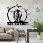 Animals Pets Metal Sign Custom Cute Rhino 1
