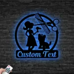 Animals Pets Metal Sign Custom Dog Grooming Hair Salon 1