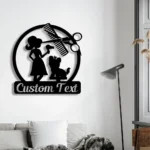 Animals Pets Metal Sign Custom Dog Grooming Hair Salon 1