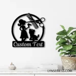 Animals Pets Metal Sign Custom Dog Grooming Hair Salon 1