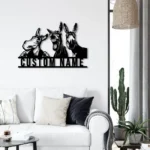 Animals Pets Metal Sign Custom Donkey 1