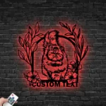 Animals Pets Metal Sign Custom Floral Persian Cat 1