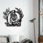Animals Pets Metal Sign Custom Floral Persian Cat 1