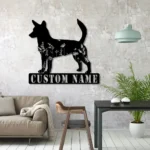 Animals Pets Metal Sign Custom Floral Portuguese Podengo 1