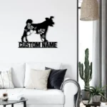 Animals Pets Metal Sign Custom Floral Pumik 1