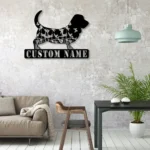 Animals Pets Metal Sign Custom Flower Basset Hounds 1