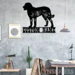 Animals Pets Metal Sign Custom Flower Chesapeake Bay Retriever 1