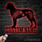 Animals Pets Metal Sign Custom Flower Greater Swiss Mountain Dog 1