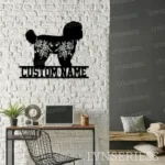Animals Pets Metal Sign Custom Flower Shih Tzu Dog 1