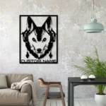 Animals Pets Metal Sign Custom Game Fox Headphone 1