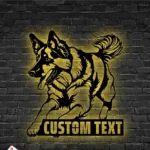 Animals Pets Metal Sign Custom German Shepherd 1