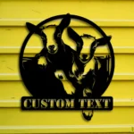 Animals Pets Metal Sign Custom Goat Farm 1